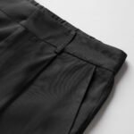 Oversized High Waisted Pleat Front Trousers - Image 8