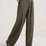Oversized High Waisted Pleat Front Trousers - Image 18