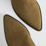 Block Heel Western Zip Ankle Boots - Image 3