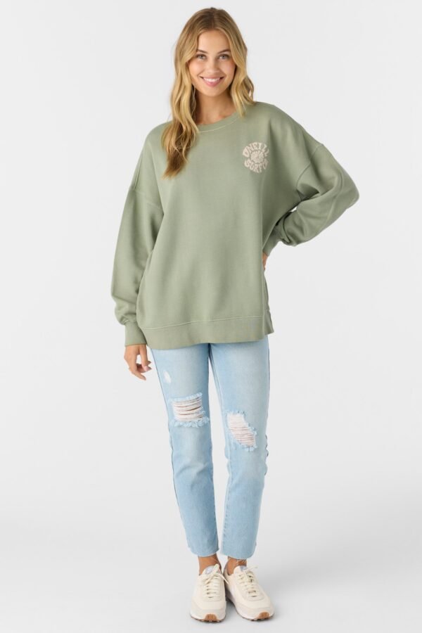 CREWNECK OVERSIZED-FIT FLEECE PULLOVER - Image 6