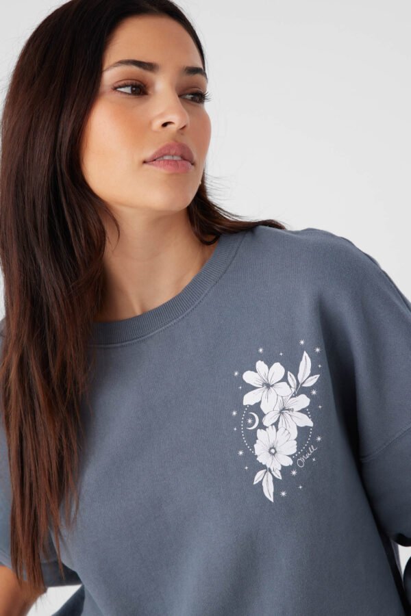 CREW NECK OVERSIZED FIT FLEECE PULLOVER - Image 4